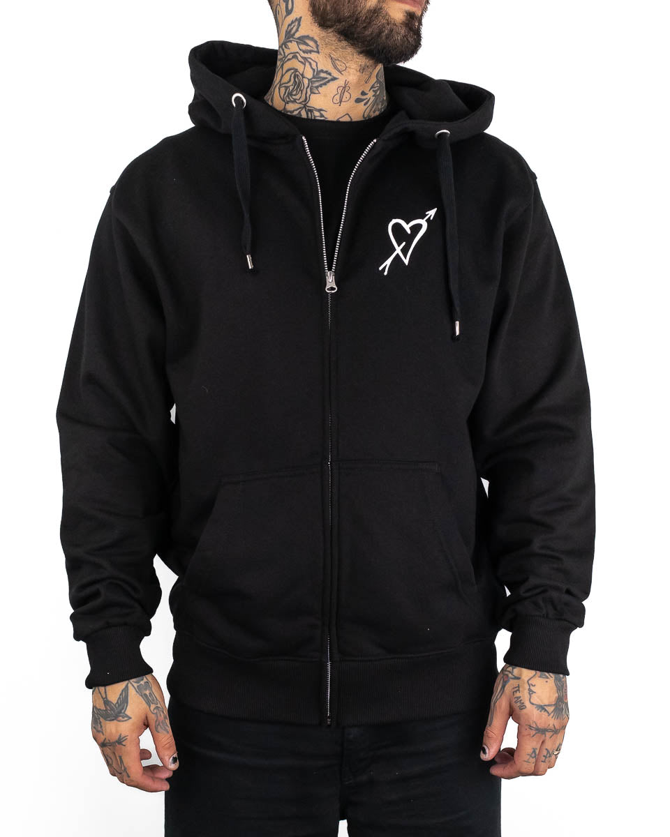 Jernhest - Zip Hood Svart - So Sorry