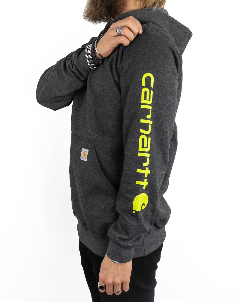 Carhartt - Luvtröja Ärmprint Grå - Sleeve Logo