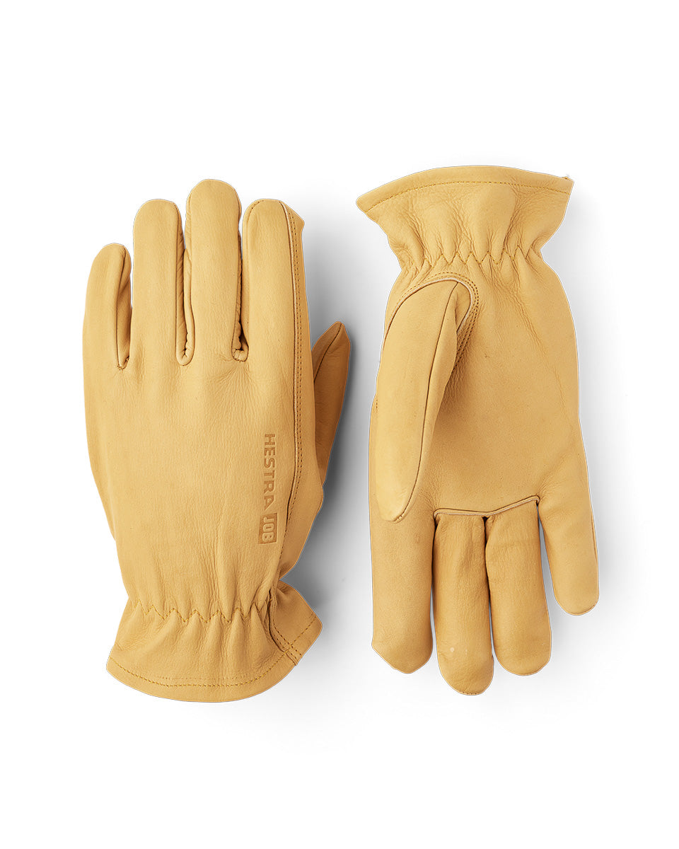 Hestra JOB - Skinnhandske Naturgul - Drivers Work Glove