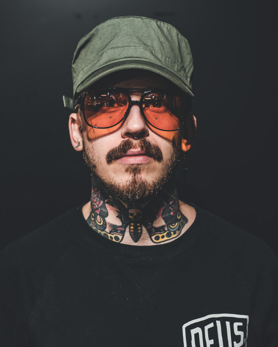 Bros Co. - Militärkeps Grön - Army Cap