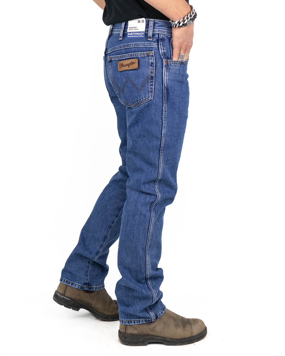 Wrangler - Jeans Stentvättade - Texas Vintage
