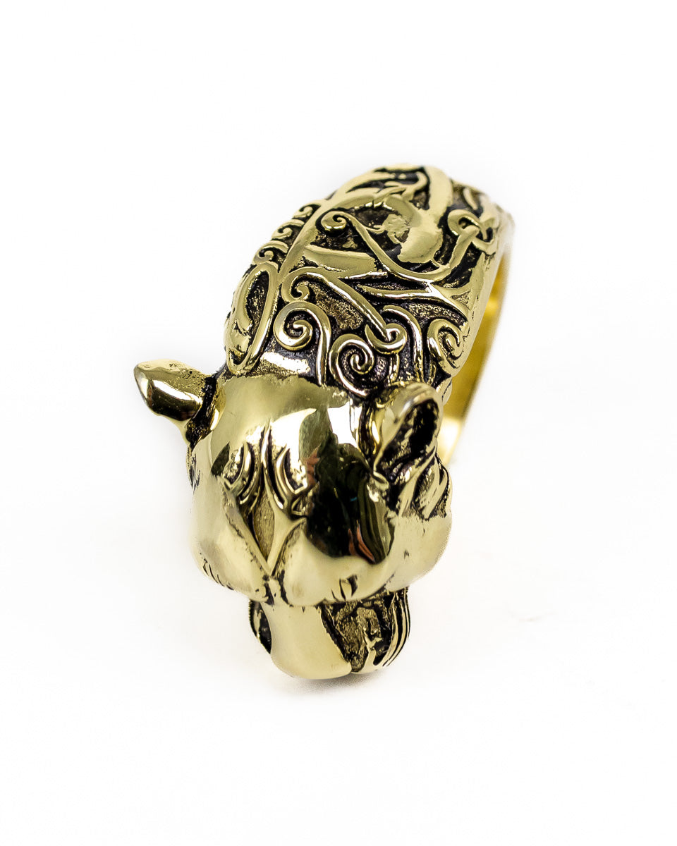 Jernhest - Ethan 14k - Ring Guld
