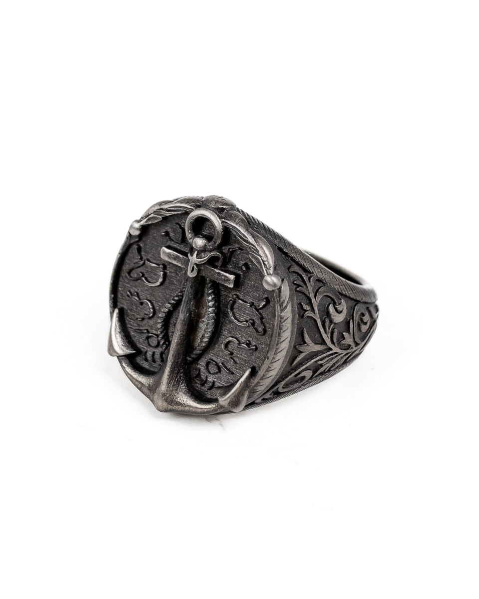 Jernhest - Jasper - Ring Antik Silver