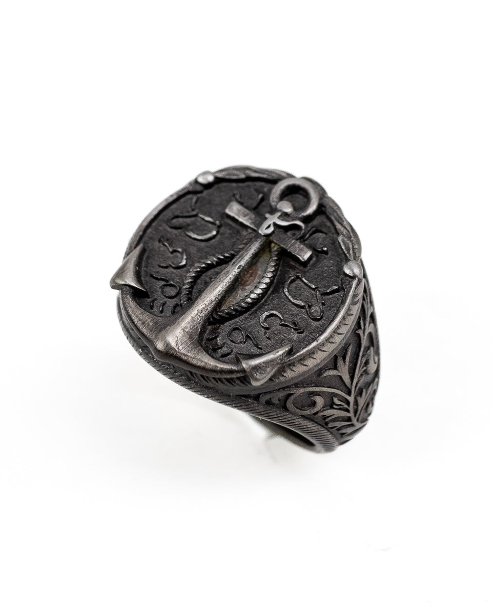 Jernhest - Jasper - Ring Antik Silver