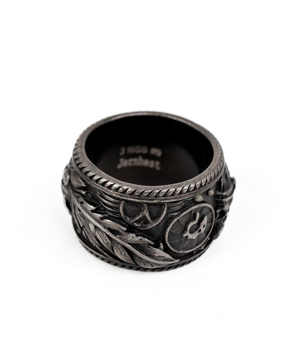 Jernhest - Koda - Ring Antik Silver