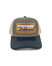 Stetson - Truckerkeps Grön/Blå - Chrome