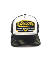 Stetson - Truckerkeps Vit/Svart - American Heritage