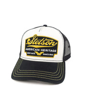 Stetson - Truckerkeps Vit/Svart - American Heritage