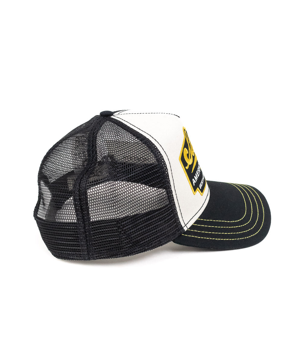 Stetson - Truckerkeps Vit/Svart - American Heritage