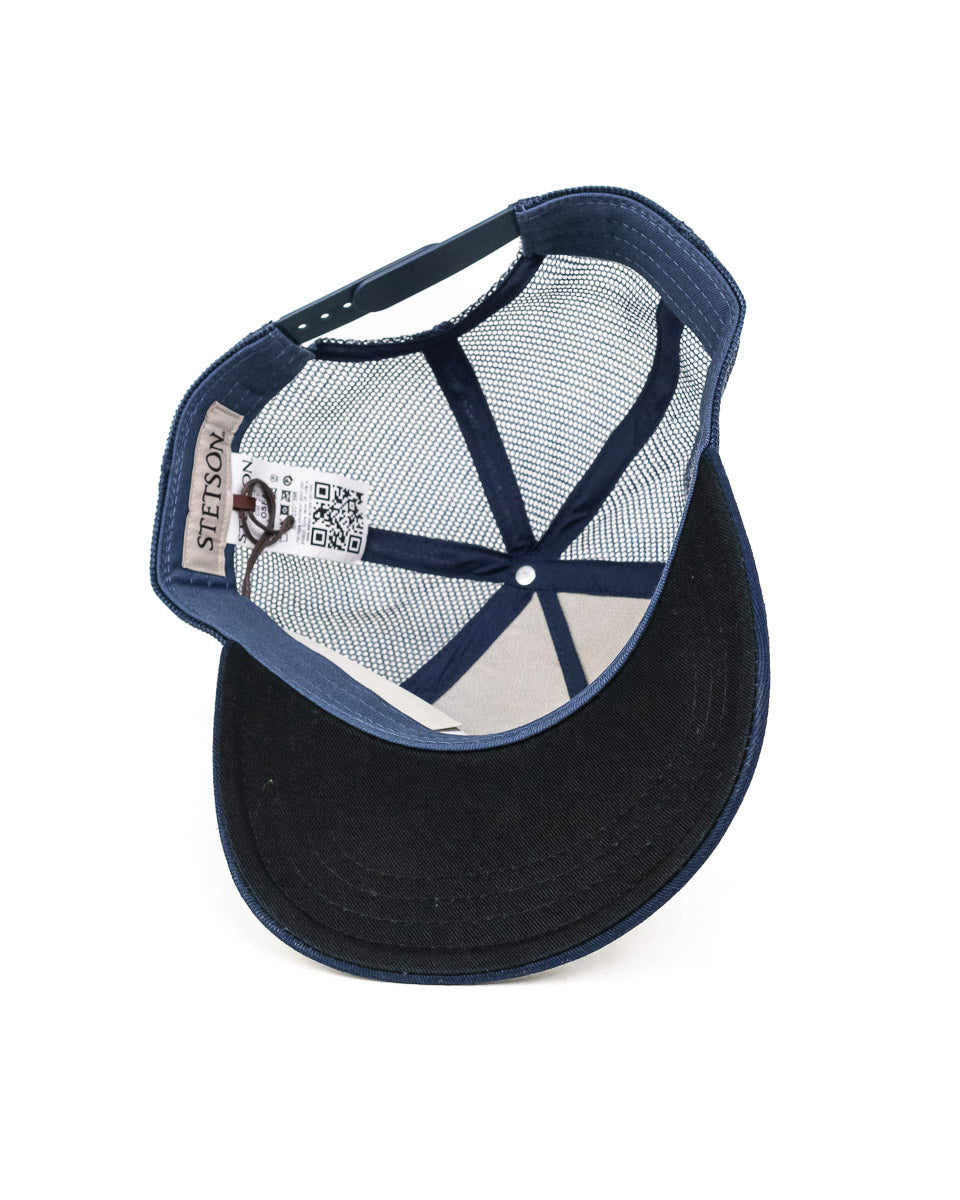 Stetson - Truckerkeps Vit/Blå - American Heritage