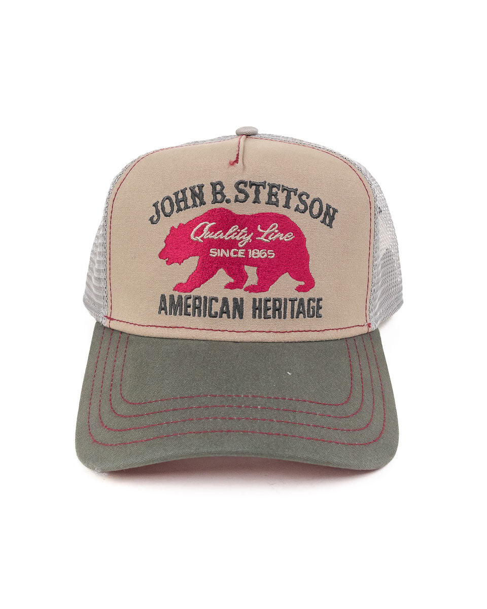 Stetson - Truckerkeps Beige - Bear