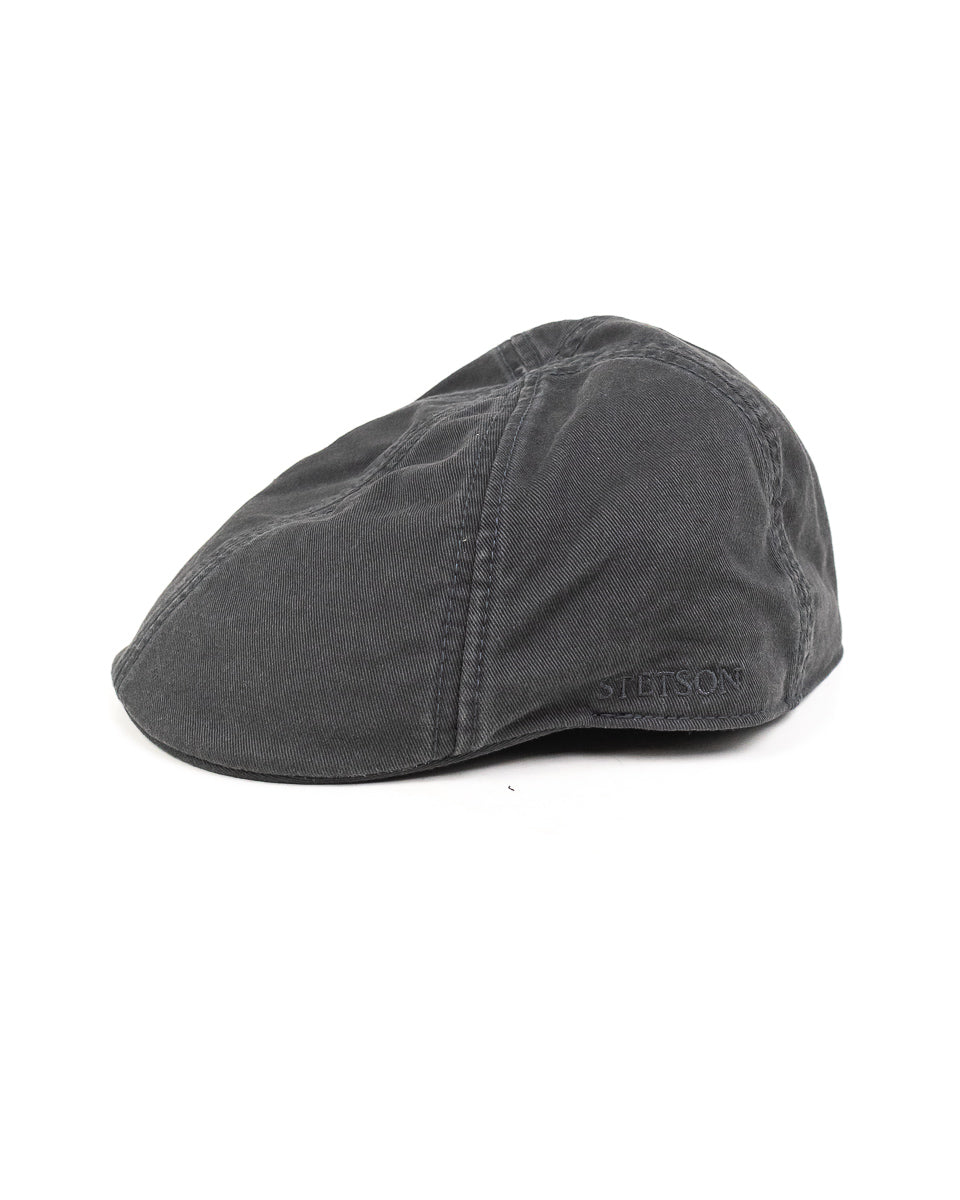 Stetson - Flat Cap Grå - Texas Cotton