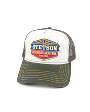 Stetson - Truckerkeps Grön/Vit/Brun - Sun