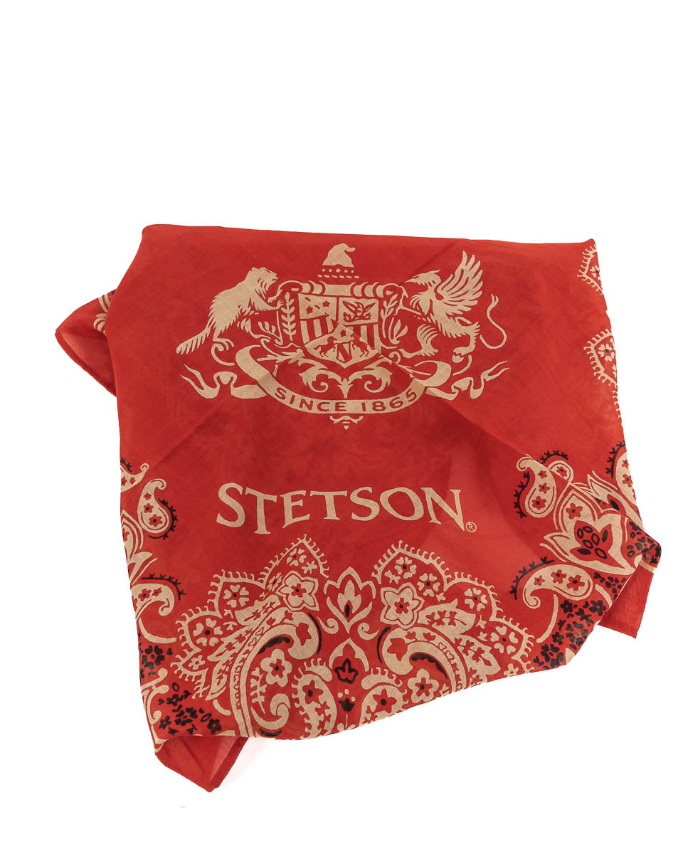 Stetson - Bandana Röd - Bandana Cotton