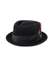 Brixton - Pork Pie Hatt Svart - Stout