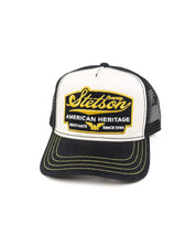 Stetson - Barn Truckerkeps Vit/Svart - American Heritage