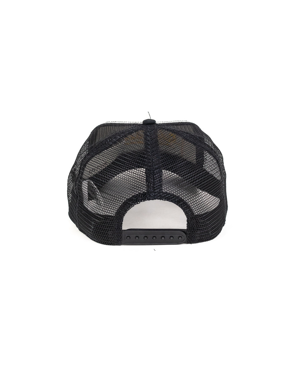 Stetson - Barn Truckerkeps Vit/Svart - American Heritage