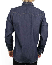 Lee 101 - Westernskjorta Selvedge Denim - 50s Western Shirt