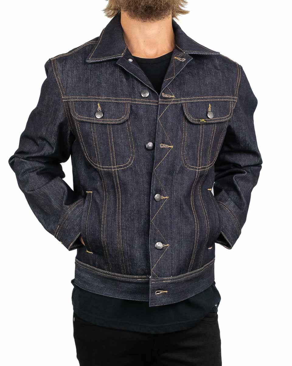 Lee Jeans - 101 Jeansjacka otvättad - Rider Jacket Dry