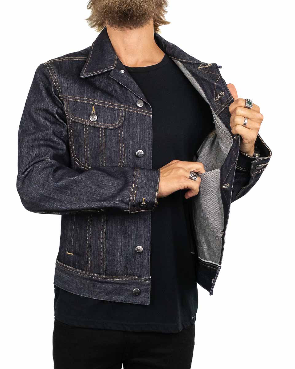 Lee Jeans - 101 Jeansjacka otvättad - Rider Jacket Dry