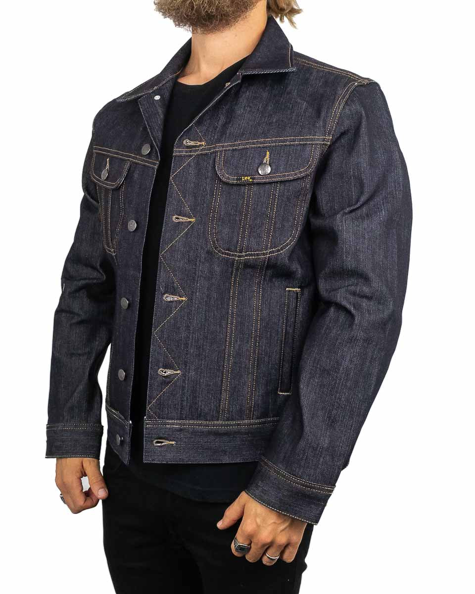 Lee Jeans - 101 Jeansjacka otvättad - Rider Jacket Dry