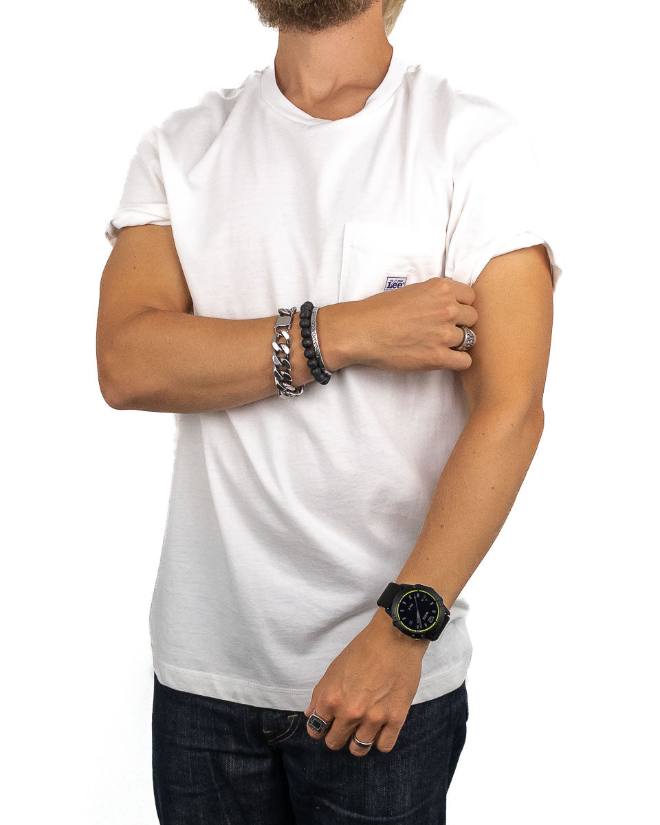 Lee Jeans - T-shirt med ficka Ecru - Workwear Pocket tee