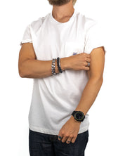 Lee Jeans - T-shirt med ficka Ecru - Workwear Pocket tee