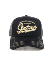 Stetson - Truckerkeps Svart - American Herritage