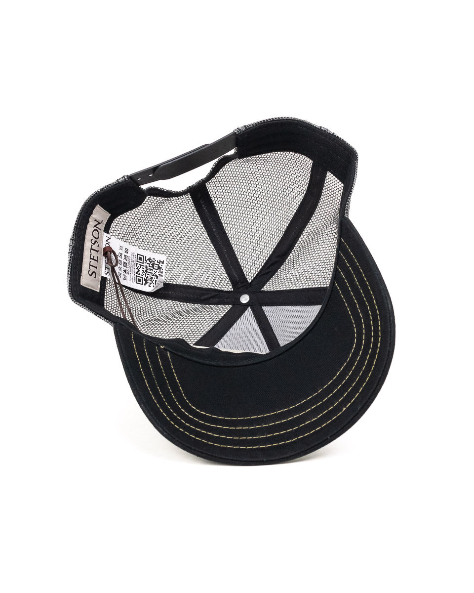 Stetson - Truckerkeps Svart - American Herritage