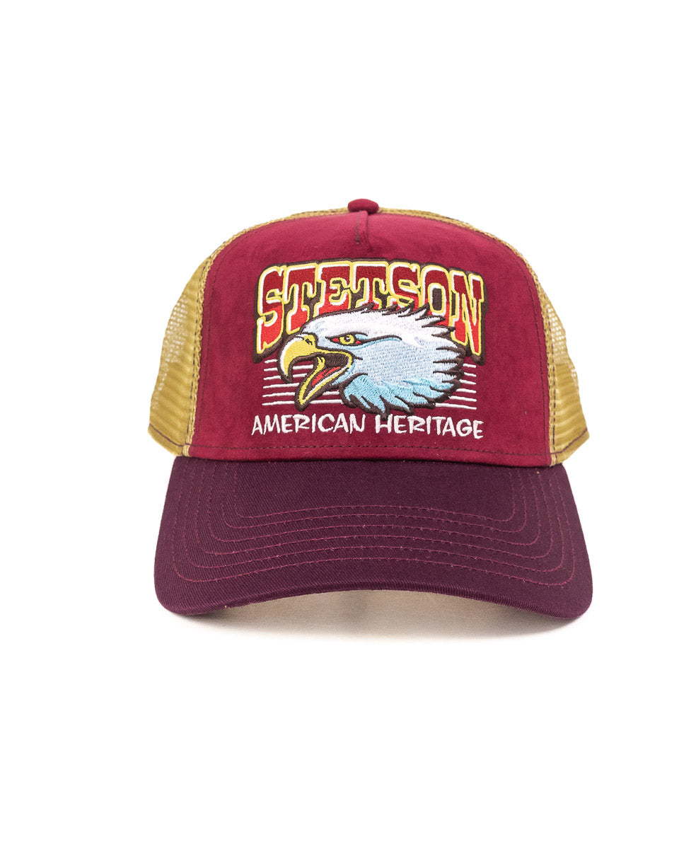 Stetson - Truckerkeps Örn Vinröd - Eagle Head