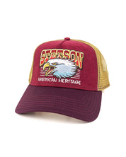 Stetson - Truckerkeps Örn Vinröd - Eagle Head