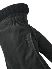 Hestra Joar i svart nubuck, detalj av mudden