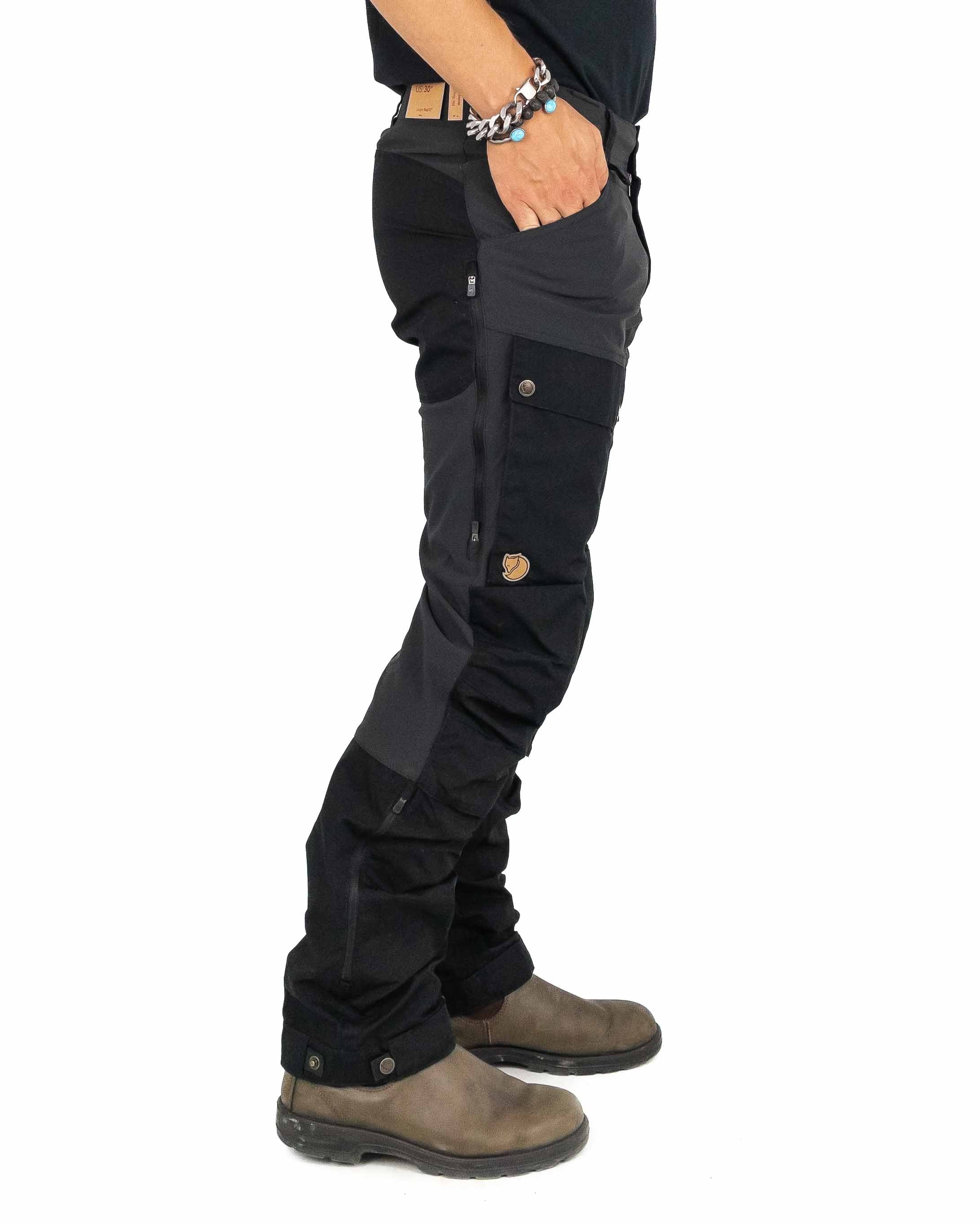 Fjällräven - Fritidsbyxa Svart - Keb Trousers M