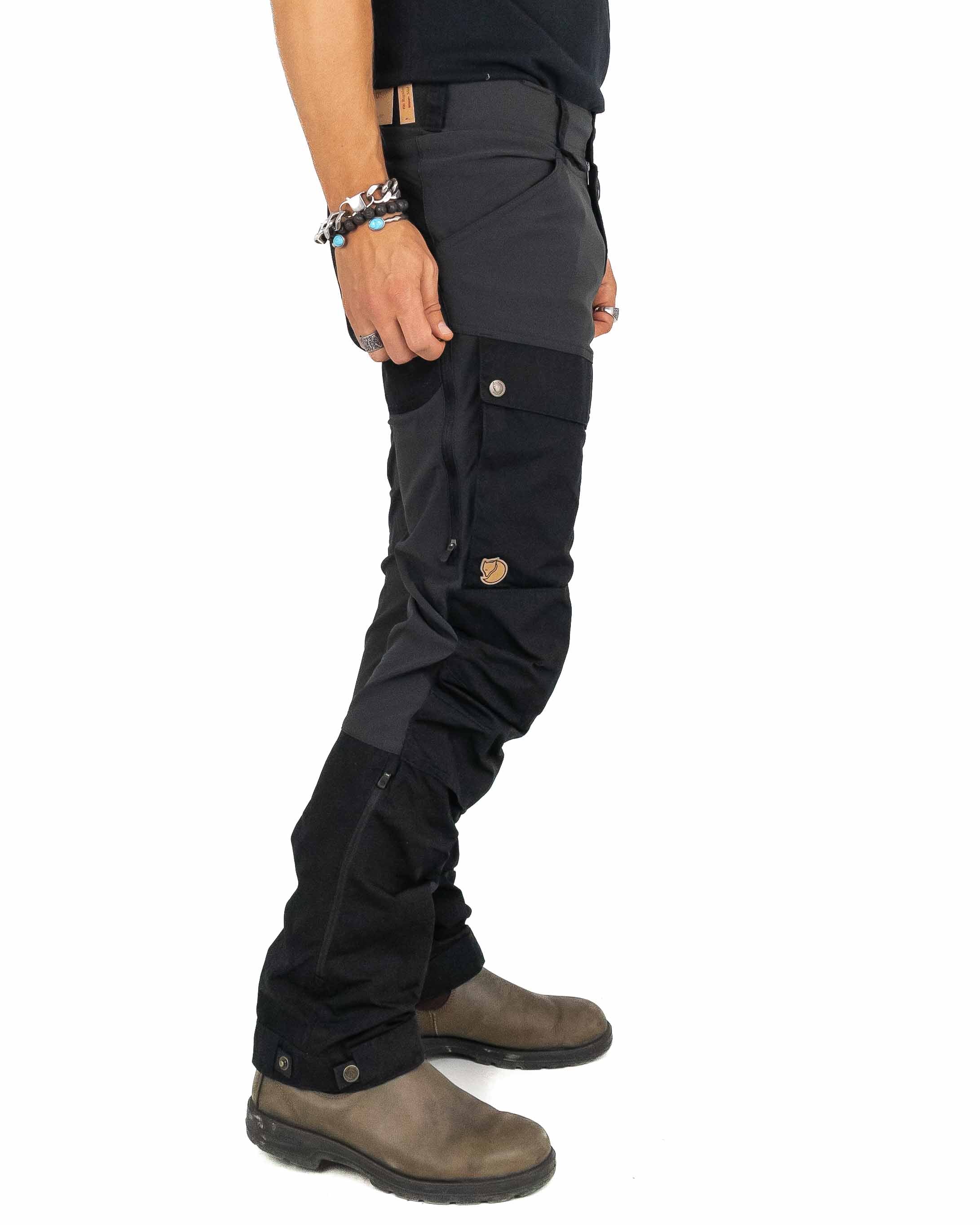 Fjällräven - Fritidsbyxa Svart - Keb Trousers M
