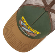 Stetson - Truckerkeps Grön / Brun - Lumberjack