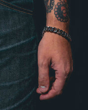 Jernhest - Putte Guld - Armband Pansarlänk
