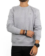 Lee Jeans - Sweatshirt Grå - Plain Crew