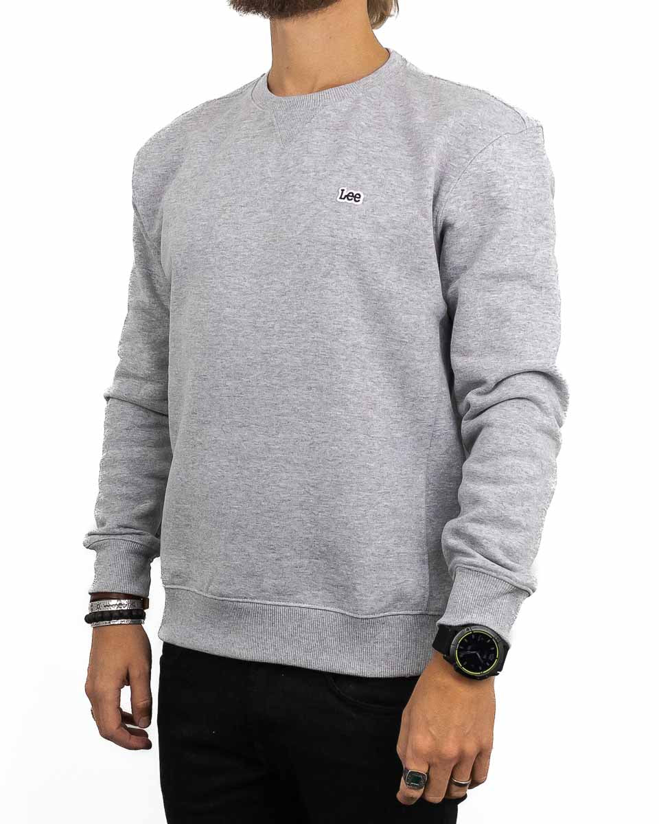 Lee Jeans - Sweatshirt Grå - Plain Crew