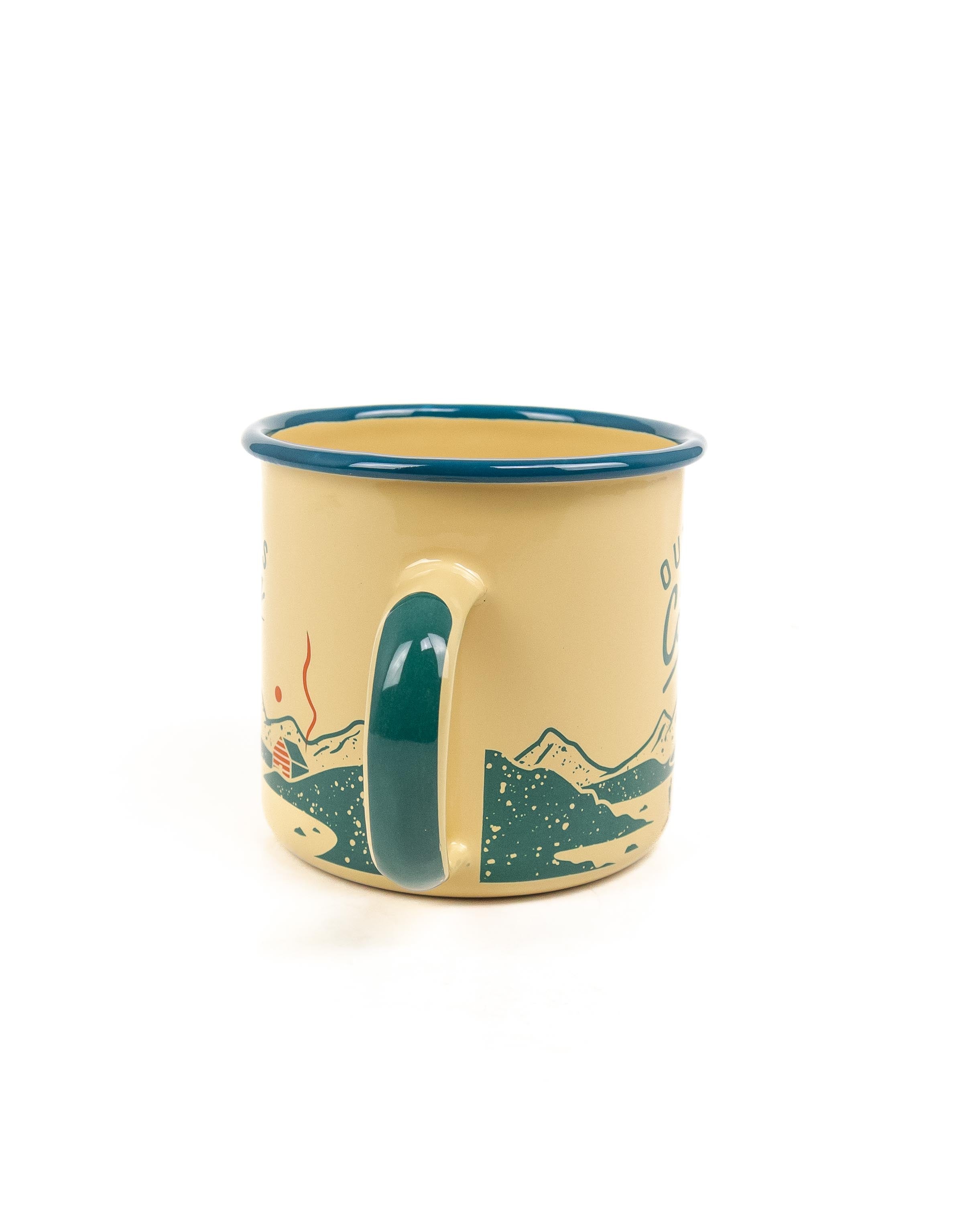 Gentlemens hardware - Emaljmugg Outdoors - Creme