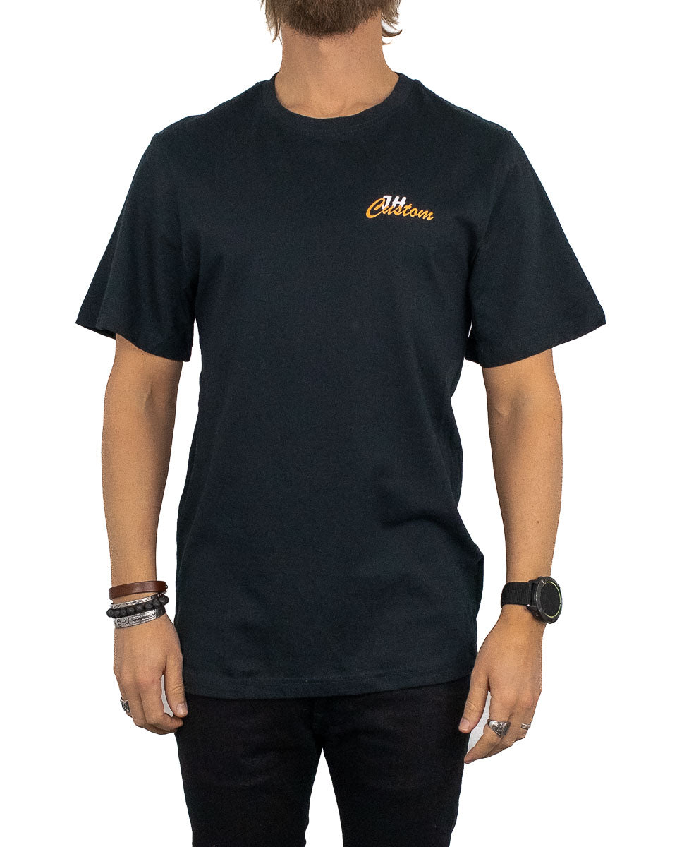 Jernhest - T-shirt Hot Rod Svart - Custom CA