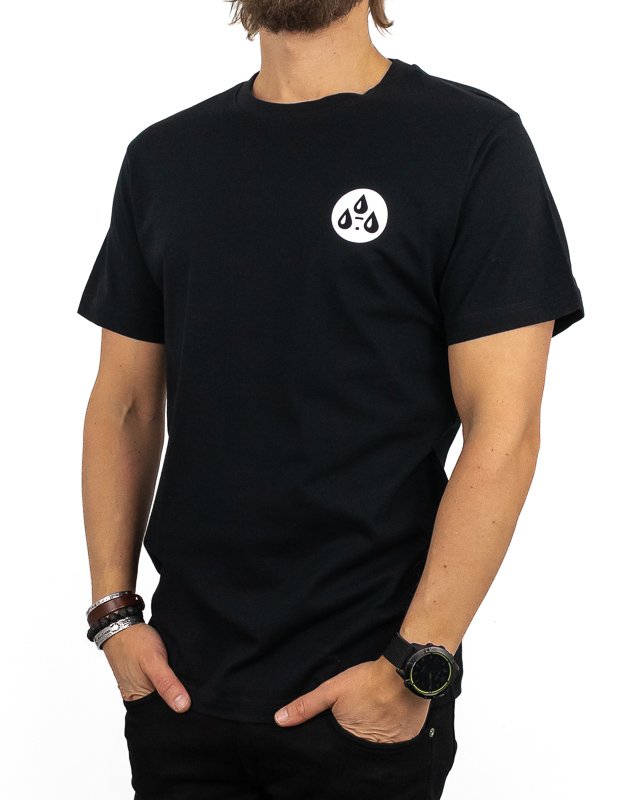 Jernhest Sip Happens Tee - Herr-T-shirt med Dödskalletryck