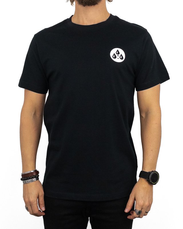 Jernhest Sip Happens Tee - Herr-T-shirt med Dödskalletryck