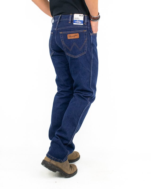 Wrangler - Jeans Mörkblå 100% Bomull - Texas