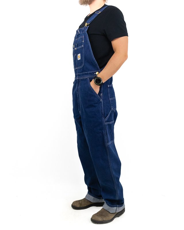 Carhartt - Hängselbyxa Denin - Denim BIB