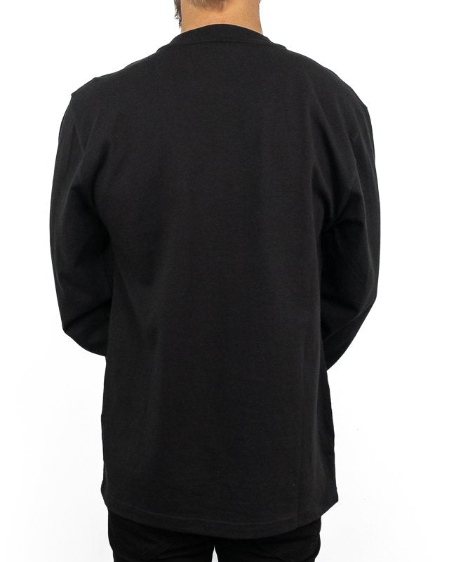 Carhartt - Henley T-shirt Svart - Pocket Henley