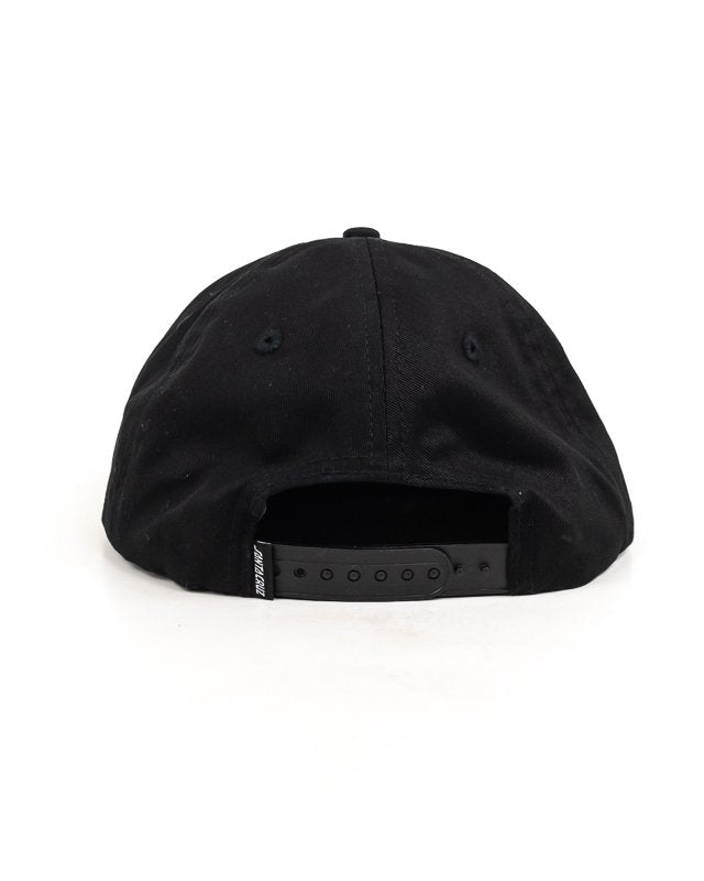 Santa Cruz - Keps Snapback Svart Ostrukturerad - Dressen Skull