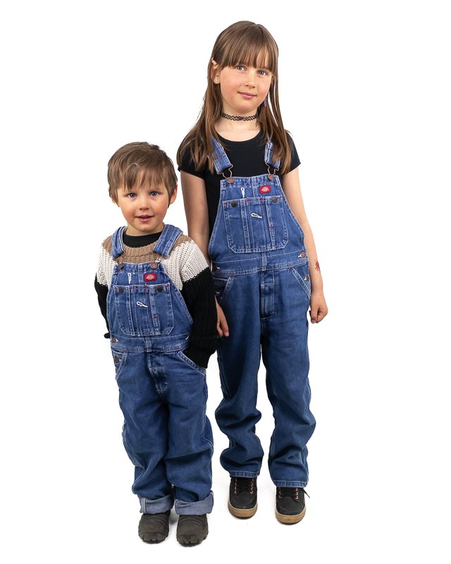 Dickies - Kids Denim Bib - Hängselbyxa Barn