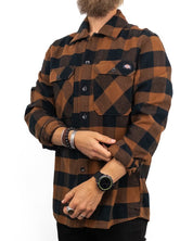 Dickies - Sacramento Toffee - Flanellskjorta Brun