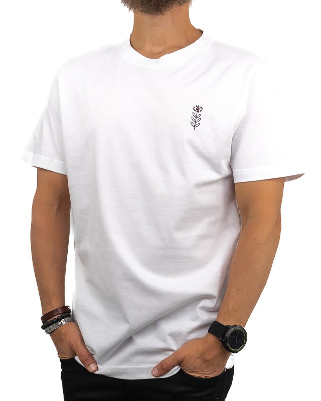 Jernhest - Lost Tee White - Vit T-shirt