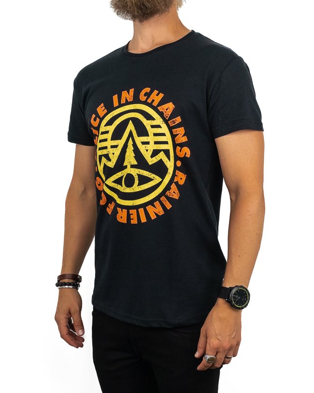 Band Tee - Alice in Chains T-Shirt - Pine Emblem - Svart